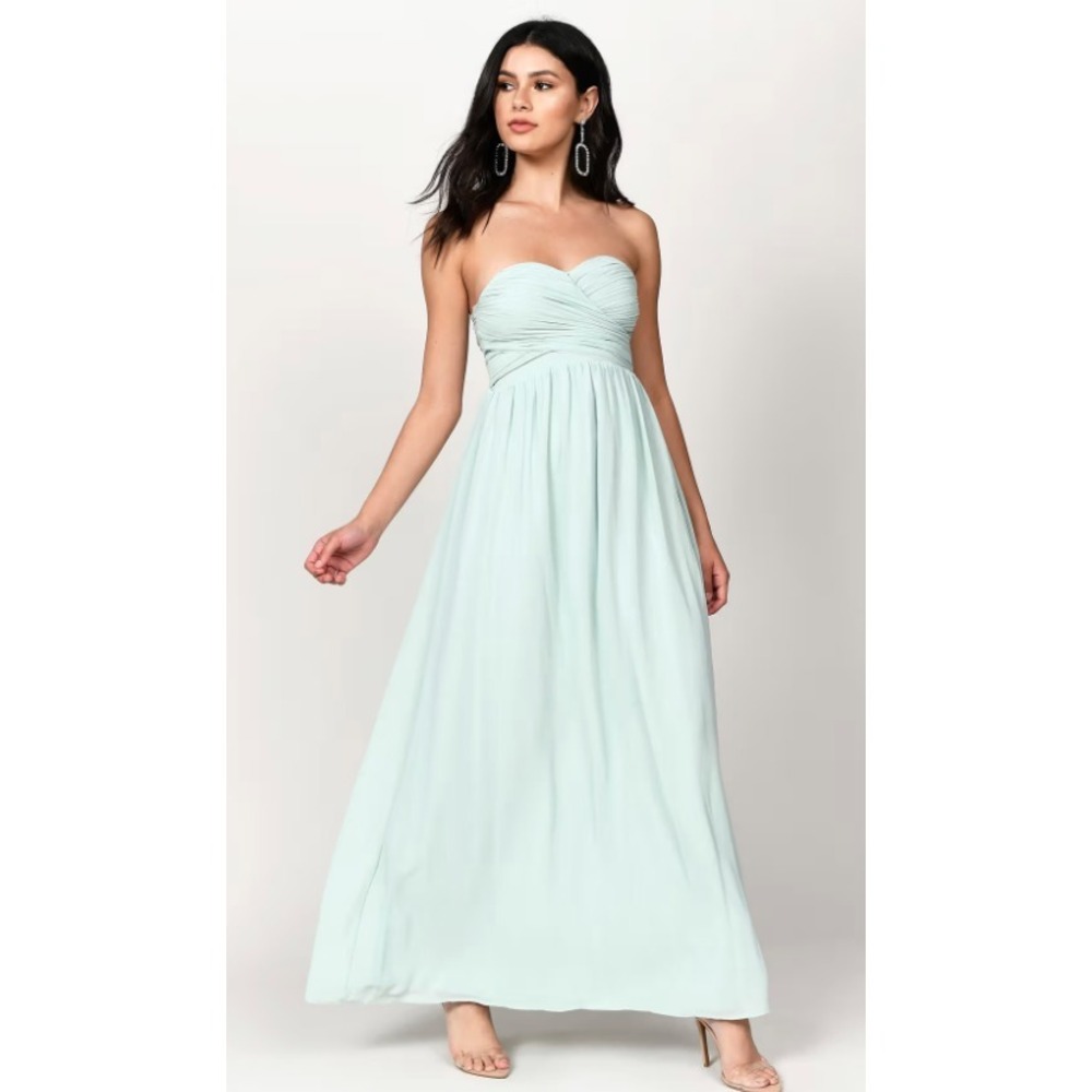 Tobi Women Go Glam Sweetheart Surplice Maxi Dress Mint SM Formal‎ Summer Wedding